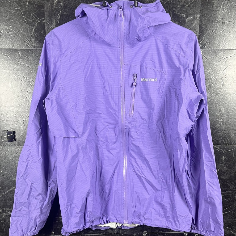 Marmot Women's Purple Essence Wind Rain Jacket Medium